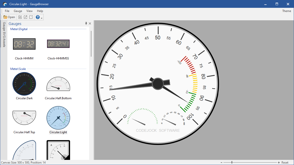 Gauge 仪表盘与现代控件视觉样式