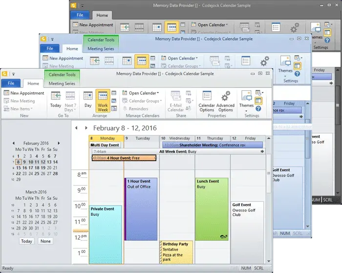 Office v14.0 主题日历