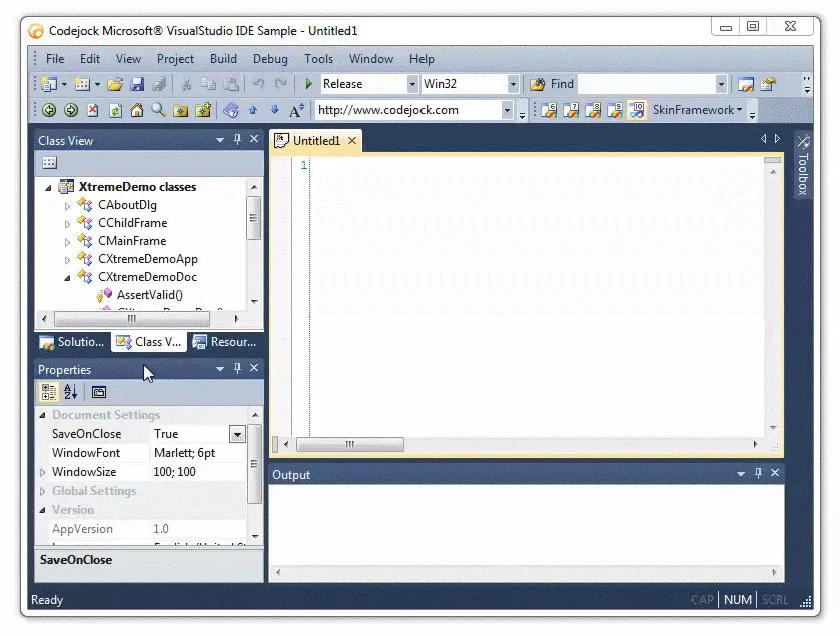 Visual Studio 风格停靠