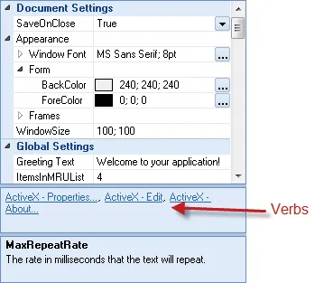 .NET 风格动词面板